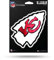 Rico Industries NFL Kansas City Chiefs gestanzter Metallic-Aufkleber
