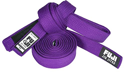 Fuji BJJ GI - Cintura in tessuto con perle, colore: Viola
