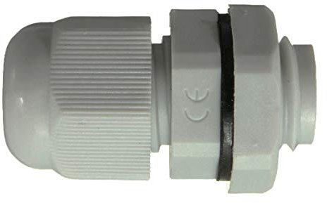 Sucre Auxiliary ® Cable Glands - Waterproof IP68 Compression (M8, Grey, 5)