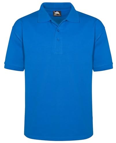 ORN Polo Shirt for Men Adult, Heavyweight Polo T-Shirt for Work & Casual Wear, Hard-Wearing Premium Quality Mens Workwear Poloshirt, 1150-RB, Medium