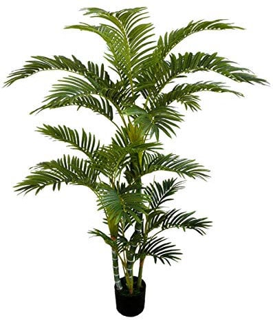 Seidenblumen Roß Arekapalme Deluxe 160cm DA Kunstpalmen künstliche Palmen Arecapalme Dekopalme