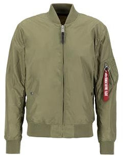 Alpha Industries Herren MA-1 TT Bomberjacke, Olive, M