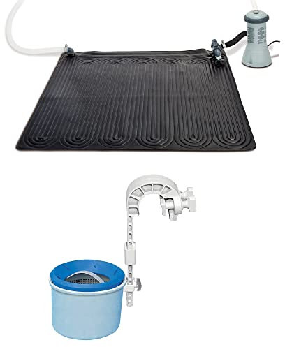 Chauffe-eau solaire avec tapis noir et écumoire automatique mural