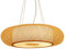 AUCF Hängelampe E27 Pendellampe,Vintage Rattan Natürlichen Bambus Wohnzimmer Hängeleuchten Esszimmer Kronleuchter, Retro Lampenschirm Beleuchtung Restaurant Licht Teestube Café Pendelleuchte（50cm）