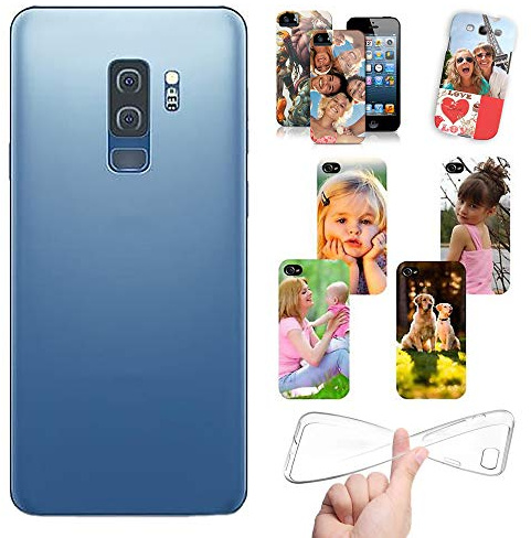 Stileitaliano personalisierte handyhülle kompatibel mit Samsung S9 Plus G965 hülle selbst gestalten mit Foto und Text Silikon TPU