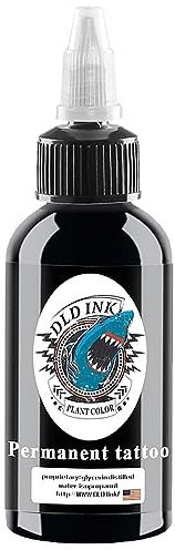 Tattoo Ink Black Stick and Poke, Tattoo Farbe Tribal True Black Liner, UMIKAkitchen – Professionelle Tattoofarbe Vegan Permanent Body Color Microblade Pigment Tattoo Zubehör (Schwarz) (30ml)