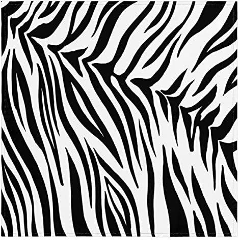 Zebra Stoffservietten Zebra Tierdruck Waschbar Wiederverwendbare Küche Esstisch Servietten 1er Set 50x50cm