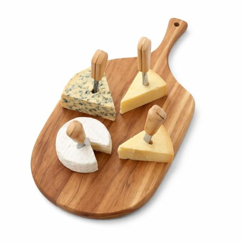 Point-Virgule Servierbrett mit griff, Küchenzubehör, aus Akazienholz, 47x25x1,5cm