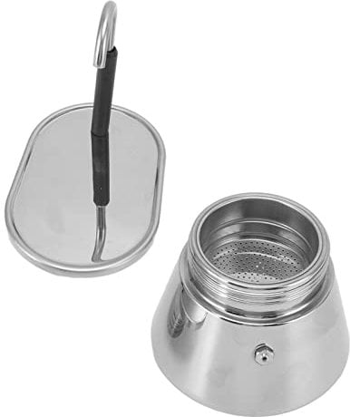 Herd Espressokocher Edelstahl Mokkakanne Cam Kaffee Mini Express Lichtenstein Set Beinhaltet 1 Tasse GSI Outdoor 1 Tasse Tragbarer Alessi-Maker Keramikplatte 200 Ml