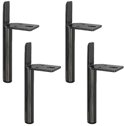 CAZARU Pieds de Meubles en métal, 4 Pieds de Table Basse en Fer forgé, Pieds de Table, Pieds de canapé de Rechange, Pieds de lit, durables et ne rouillent Pas, résistants à l'usure et aux Charges