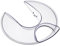 LUTH Premium Profi Parts Spritzschutz für Rührschüssel kompatibel mit Kenwood Kw706769 an Küchenmaschine
