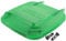 Amosfun Couvercle De Poubelle En Plastique 50L, Vert, Durable Et LéGer, IdéAl Pour Poubelle ExtéRieure Et IntéRieure, Facile à Installer