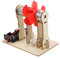 NAMOARLY Windräder spaß the pleasure kinder spielsachen wind power generator Spielzeug Modelle DIY-Modellgenerator Holzprojekte für Kinder Dynamo Material Gizmo Suite hölzern