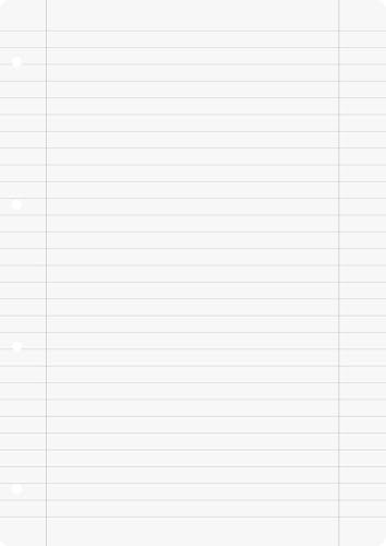 ADINA Einlage für Ringbücher (A4 liniert Lin.27)