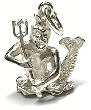 Generisch Sternzeichen Kettenanhänger 925/- Silber - Wassermann - figürlich massiv Anhänger