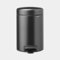 Brabantia NewIcon Small Bathroom Bin with Lid 3L | Odour-Proof Pedal Bin with Removable Inner Bucket for Bathroom, Toilet, or Small Spaces | Confident Grey