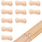 YAPKOLV 10 Stück Holzschienen Adapter Verbinder, Universal Holzschiene, Wiederverwendbare, Robustheit Gleisanschlussadapter aus Holz, für Spielzeugeisenbahnen Geburtstagsfeier