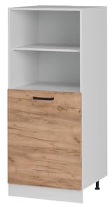 Vicco Herdumbauschrank R-Line, Herdschrank, Goldkraft Eiche, 60 cm