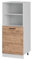 Vicco Herdumbauschrank R-Line, Herdschrank, Goldkraft Eiche, 60 cm