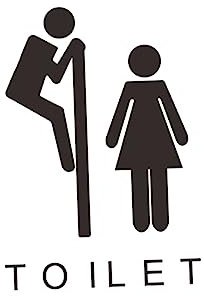 LIFKOME 7 Stück Kreative Toilettenaufkleber Diy Peep Beauty Toiletten-wandaufkleber Für Einkaufszentren Restaurants Cafés Und Toiletten