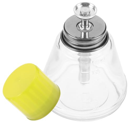 Didiseaon Flacon Pompe Vide Verre Transparent Flacon Pompe pour Dissolvant à Ongles Verre Résistant