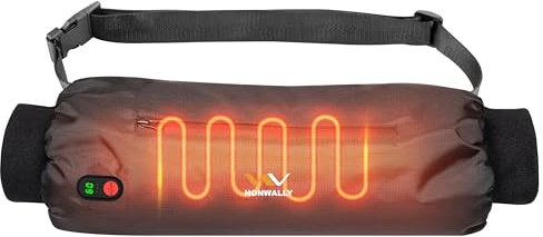 Heated Hand Warmer Bag, Gloves with Double Sided Heating Area, Portable USB Heated Hand Muff for Men and Women, Ideal for Football, Hunting, Fishing, Camping, Golf
