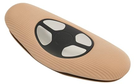 Elektrischer Lendenmassager mit Wärme - Vibration Massagegerät 20 Modi, 2000mAh Akku, 90min Laufzeit für Rücken, Büro & Verspannung