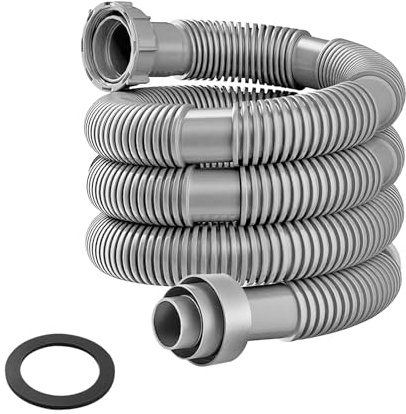 Ctyjia 1 Piezas Manguera de Drenaje Flexible, Conexiones 45 mm Desagüe Fregadero Reemplazable, para Fregadero, Baño y Cocina, 80cm