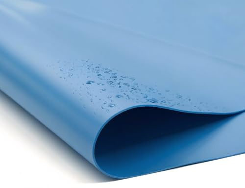 Liyadolaam Revêtement Bassin PEHD Robuste, sous-Couche imperméable pour habitats Poissons, bâche Bassin Jardin pour Bassin carpes koï, couvertures Piscine, bâche Toit | 8x12m