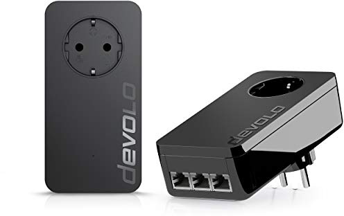 Devolo Professional 9924 dLAN pro 1200+ Triple Starter Kit Powerline Schwarz