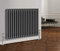 NRG 600 x 830mm Traditional Anthracite Horizontal Cast Iron Style Radiator Triple Panel
