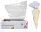 Keenpioneer Piping Bag - Disposable Cake Decorating Bag, Pastry Bag 56 Count, 16 inch, Clear