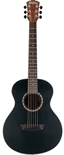Washburn AGM5BMK-A Akustikgitarre, 6 Saiten, rechts, Schwarz