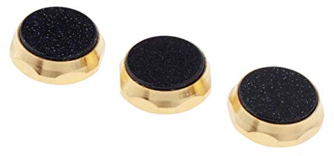 SDENSHI Premium Trompete Fingerknöpfe, Profi Trompeten Finger Knöpfe, Trompete Ersatzteile, 3er Pack - Schwarz