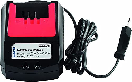 KUNZER 7AWSL04 Ladestation für KUNZER 7AWS125 Lithium-Akku, 110-230 V | Eingang von AC / 50-60 Hz