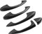Yosoo Auto Carbon Fiber Style Türgriff Abdeckung Trim für C-Klasse W205 GLC X253 2015-2018 für glc x253 c coupe w205 a led einstiegsbeleuchtung w205 tür für c