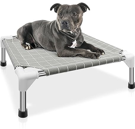 Elevated Pet Bed Dog Cot- Pet Bed for Small Dogs | Raised Dog Bed for Indoor and Outdoor Use for Small Pets
