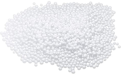 EGATO GRANULAT EPS, fyllning för fåtöljer och sittsäckar som Sako Sack, sittdyna, puffboll, beanbag polystyrenbollar, 200L