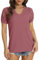 DEARCASE Camicia Donna a Manica Corta/Lunghe Top Casual Magliette Donna Camicia Eleganti Scollo a V Pizzo Manica Bluse T Shirt Tops, Rosa 2XL