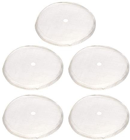 5 Stück French Press Ersatzfilter, Maschenfilter Ersatz Edelstahl French Press Ersatzsieb Wiederverwendbares Edelstahl-Filtergewebe für 600 Ml French Press Pot Zubehör