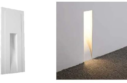 NCC-Licht Gips-Wandeinbauleuchte Rand Lang 200x500x95mm Weiß max. 35W GU10 ohne Leuchtmittel