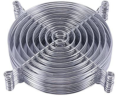 Zunedhys Lot de 10 caches de ventilateur en métal pour ordinateur - 120 mm