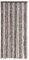 emmevi Rideau chenille pour porte protège-soleil anti-mouches lavable, réglable, modèle rideau_chenille (6) 100 x 220 cm Marron_taupe