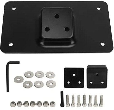 Aramox Laydown Kennzeichenhalter, 3 Löcher Laydown Kennzeichenhalter Kit Kompatibel mit Big ab 1973