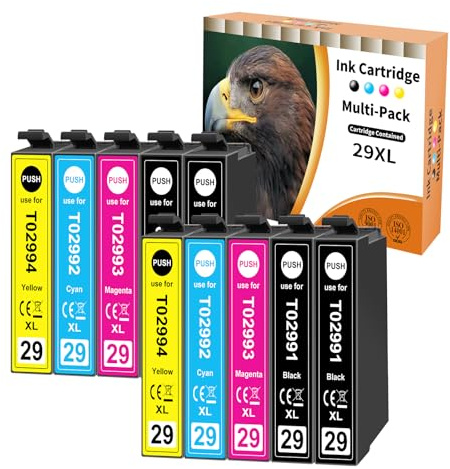 Starlet24 10x 29XL Druckerpatronen Kompatibel für Epson 29XL Multipack | für Expression Home XP-235 XP-245 XP-342 XP-332 XP-352 XP-345 XP-442 XP-445 XP-432 XP-335 XP-435 XP-247