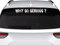 KLEBEKÖNIG Why so Serious Auto Aufkleber Heckscheiben Sticker Tuning Autoaufkleber Jdm