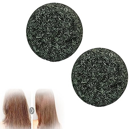 2PCS Gray Hair Reverse Bar, Reverse Grey Hair Bar Shampoo, Brown Hair Reverse Gray Natural Hair Darkening Shampoo Bar, Gray White Hair Repair für Frauen und Männer