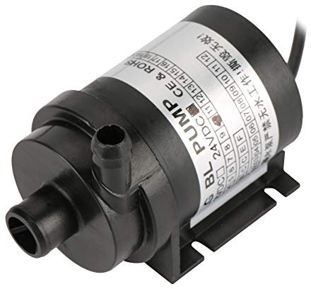 Micro Pompa Acqua Senza Spazzole 24V 10W Mini Pompa Acquario a Basso Rumore per Fontana Acquario Piccolo Laghetto per Pesci Solare di Circolazione Dell'acqua 3,5