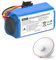 3000mAh Ersatzakku für 360 S5 S7 S7 Pro T90 Wiederaufladbarer 14.4V Li-ion Akku Batterie Staubsauger Robotic Vacuum Battery(Aussehen kann variieren)