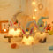 3 Stück Osterdeko Wichtel LED Ostern Deko Wichtel Figuren Klein, Beleuchteter Ostern Deko Wichtel, Osterwichtel Ostern Hase Deko, Oster Deko Wichtel Für Osterdekoration, Frühlingsdeko, Tisch Deko